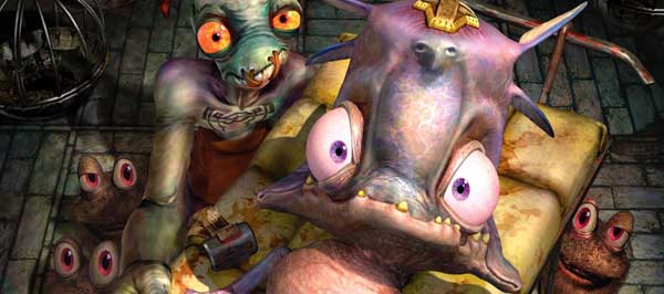 Thanks to everyone who sent in the link to this interview, in which Oddworld 