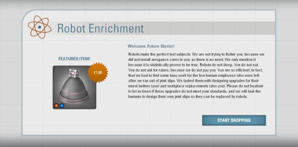 portal 2 atlas robot. Robots Need Hats? Portal 2 Has