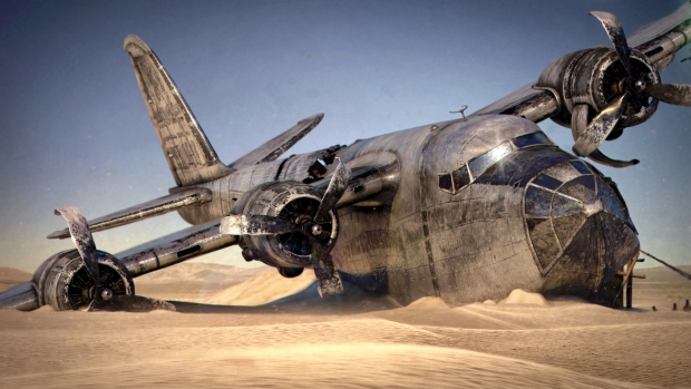 Plane Desert Wreck 04 by TiagoPorto