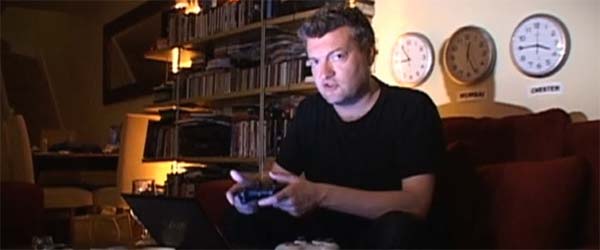 I guess this is a gamer's natural state, except Brooker has trousers on