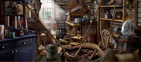 This is essentially a game of tidying your garage. Which is much like what people would have done of a Sunday, before watching the Antiques Roadshow!