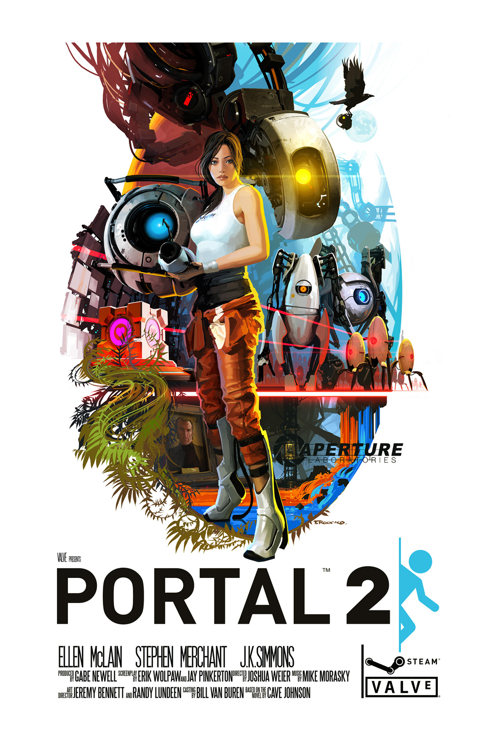 Image result for portal two poster