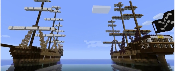 Minecraft Mod Super Pirate Battle Royale Reshapes Ships 