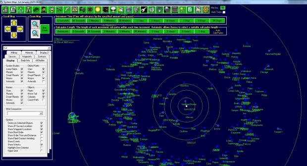 The game simulates asteroids and meteors as well.