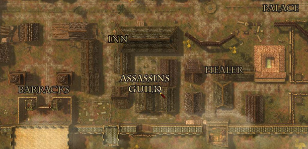 Any town where the assassin's guild is bigger than the guard barracks is trouble.