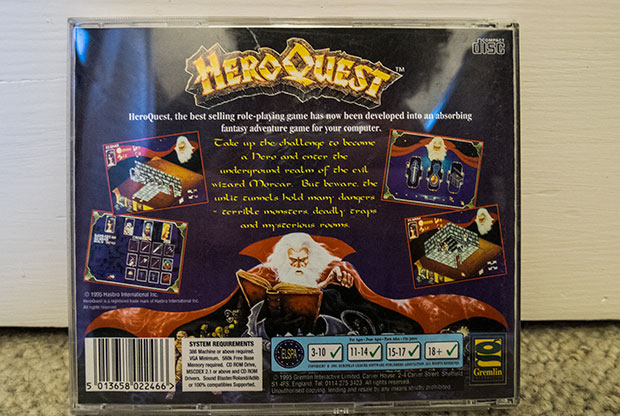 Heroquest Ricambi-Character CARD Barbaro-Edizione 1990 MB/Games Workshop 