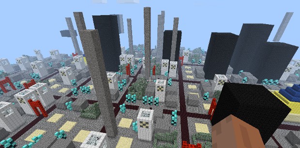 A Very Minecraft Megacity: The Endless City Mod  Rock 