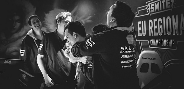 SK celebrating their victory over Mortality