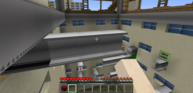 Health and safety is not a big presence in Minecraft