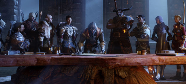 Look, I'll help you all out with your personal problems, but I AM going to give priority to the ones I'm trying to bang. If you want faster service, might I suggest having a word amongst yourselves about the orgy possibilities of us owning our own castle. Not you, Solas. You're on latrine duty.