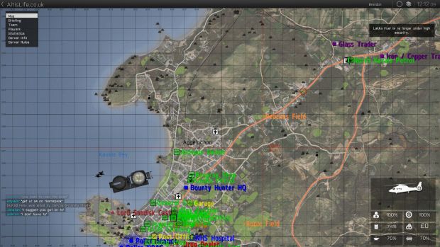 A resizing of a screenshot of a map of a bit of Altis
