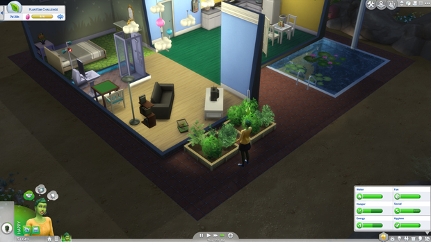 The Sims Plant Challenge
