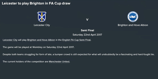 The best of all the results from this draw