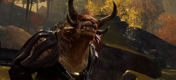 The Charr are one of five playable races. Don't call them constipated Kilrathi if you value your sofa.