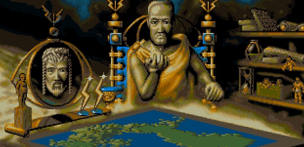 Yes, it's Populous II, but, man, these guys used to give me the creeps
